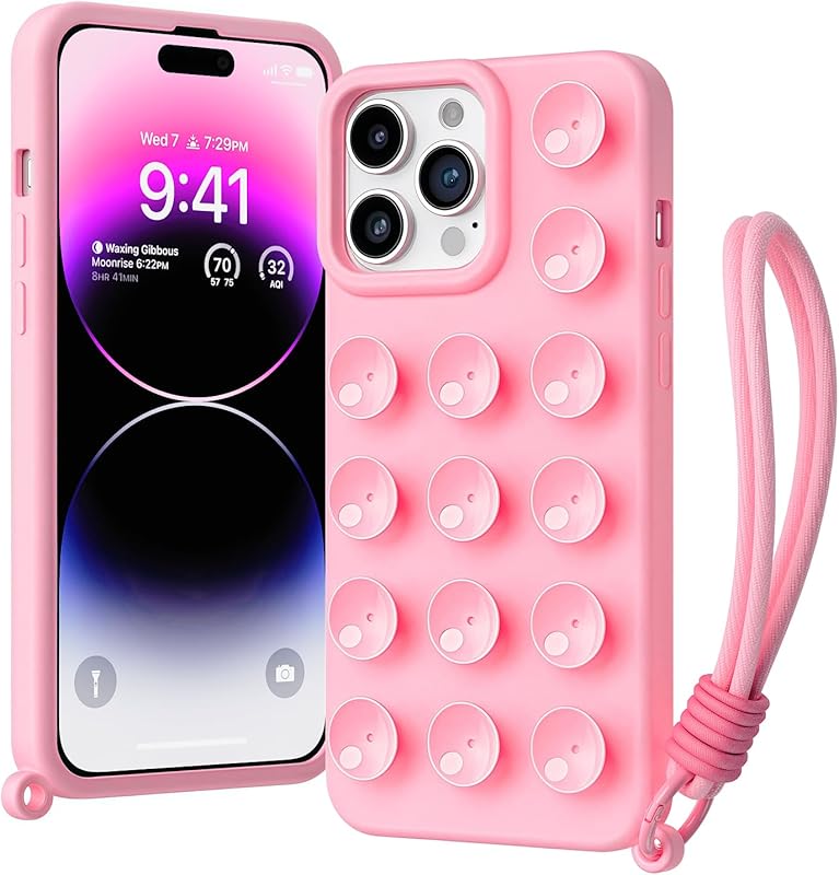 Klearlook iPhone Pro Anti Scratch Built (Pink, iPhone 16 Pro)